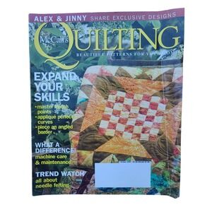 McCall's Quilting Magazine October 2007 Alex & Jinny Exclusive Designs Patterns